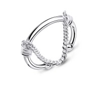 Dangling Spiral Chain Ear Cuff EC-410